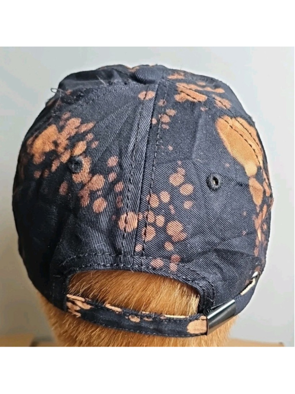 Wu-Tang Clan Baseball Cap Tie-Dye Black Embroidered Logo Adjustable Strap - Picture 4 of 10
